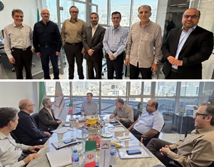 جلسه‌ی هیئت مدیره‌ی انجمن که با حضور جناب آقای مهندس علی امامی، مدیرکل دفتر خدمات آماد و پشتیبانی سازمان توسعه تجارت ایران در تاریخ 6 شهریور برگزار گردید